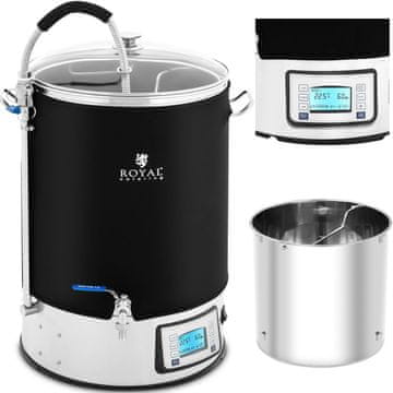 Royal Catering Sladni kotel za proizvodnjo pivske pivine LCD 10-100C 40 l