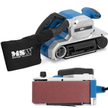 MSW Električni tračni brusilnik 480 vrtljajev na minuto 1200 W