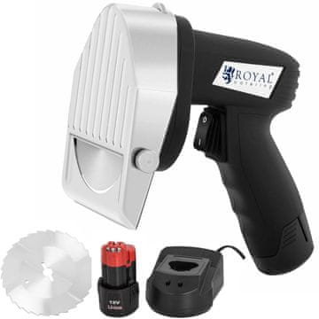 Royal Catering Električni brezžični nož za kebab, premer 100 mm, 3000 vrt./min, 80 W