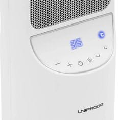 Uniprodo Električni stenski radiator z daljinskim upravljalnikom 1200/2000 W