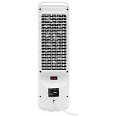 Uniprodo Električni stenski radiator z daljinskim upravljalnikom 1200/2000 W