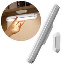 BASEUS Magnetna LED nočna svetilka pod kabinetno svetilko za domačo kuhinjo belo