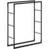 Stojalo za drva iz kovine, pravokotno LOFT, do 40 kg, 80 x 25 x 100 cm