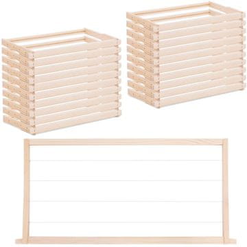 shumee Langstroth okvir čebeljega panja, ožičena borovina, 232 mm - 20 kosov