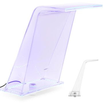 Uniprodo Vodni izliv z LED osvetlitvijo 45 cm, izliv vode 395 mm