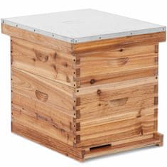 NEW Langstrothov čebelnjak, lesen, 10 okvirjev, 2 nadgradnji, paleta