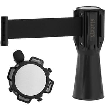 shumee Kaseta z opozorilnim zaščitnim trakom, pokrov za stebriček, 2 m, črna