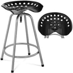 Uniprodo Hoker stolček barski stolček industrijski 714-188 mm do 150 kg