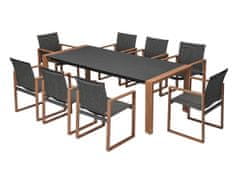 nabbi Aluminijasta vrtna garnitura Deborita - naravna / temno siva