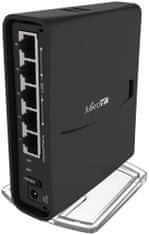 Mikrotik RouterBOARD RBD52G-5HacD2HnD-TC, hAP ac2, 5x GLAN, 2.4+5Ghz, 802.11b/g/n/ac, ROSL4, USB, PSU, notranji
