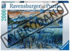 Ravensburger Modri kit Puzzle 2000 kosov