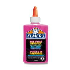 ELMER´S Glow in Dark Glue 147 ml, roza