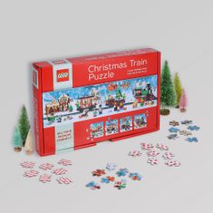 Chronicle Books Puzzle LEGO Božični vlak Puzzle 4x100 kosov
