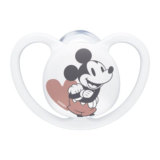 Nuk Dojenček Space Disney Mickey v škatli, bel, 6-18m