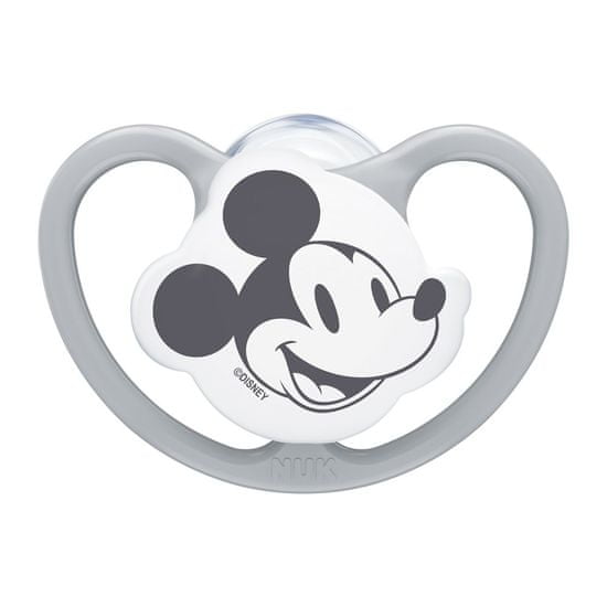 Nuk Dojenček Space Disney Mickey v škatli, siv 0-6m