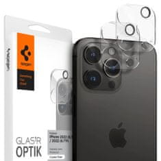 slomart zaščitni aparat spigen optik.tr camera protector 2-pack iphone 14 pro / 14 pro max crystal clear