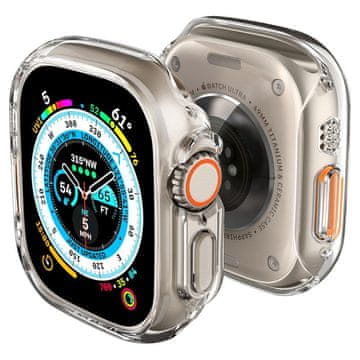 Spigen TANKI OVITEK ZA APPLE WATCH ULTRA 1/2 (49 MM) KRISTALNO PROZOREN