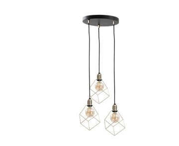 Greatstore 3xE27 Obesna svetilka TAHO GOLD