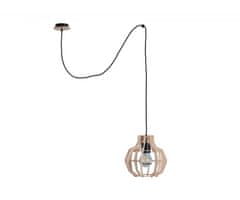 Greatstore Obesna svetilka 1xE27 BENTO SMALL NATURAL LONG 653