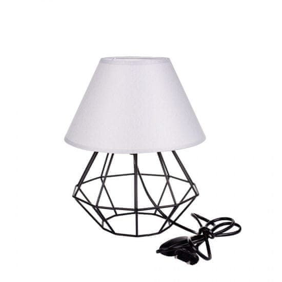 Greatstore Nočna svetilka 1xE27 PATI BLACK/GREY II