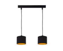shumee Obesna svetilka 2xE27 FLOW BLACK