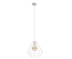 Greatstore Obesna svetilka 1xE27 FARO WHITE