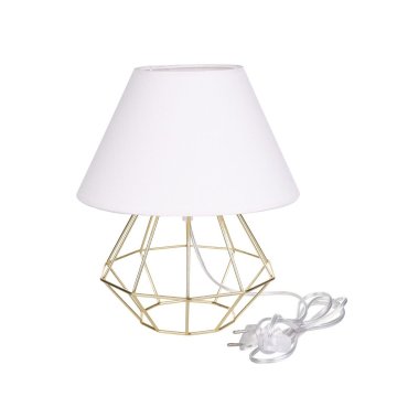 shumee Nočna svetilka 1xE27 PATI GOLD/WHITE