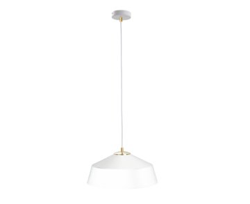 Greatstore Obesna svetilka 1xE27 ATTO BELA/ZLATA