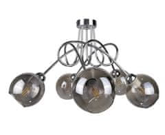 shumee Stropna svetilka 5xE27 RING SILVER