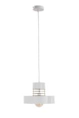 Greatstore Obesna svetilka 1xE27 BOSSI GOLD/WHITE