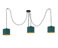 Greatstore 3xE27 FLOW GREEN LONG viseča svetilka