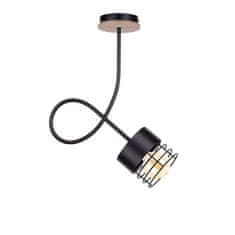 shumee Stropna svetilka 1xE27 CASA BLACK WOOD