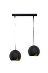 shumee Obesna svetilka 2xE27 MALAGA BLACK