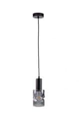 Greatstore Obesna svetilka 1xE27 CROSS BLACK