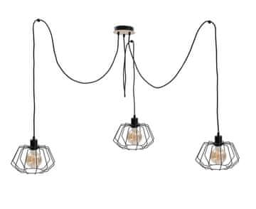 shumee 3xE27 SOHO WOOD viseča svetilka