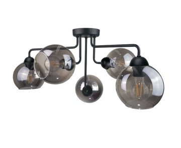 shumee Stropna svetilka 5xE27 COSMO BLACK