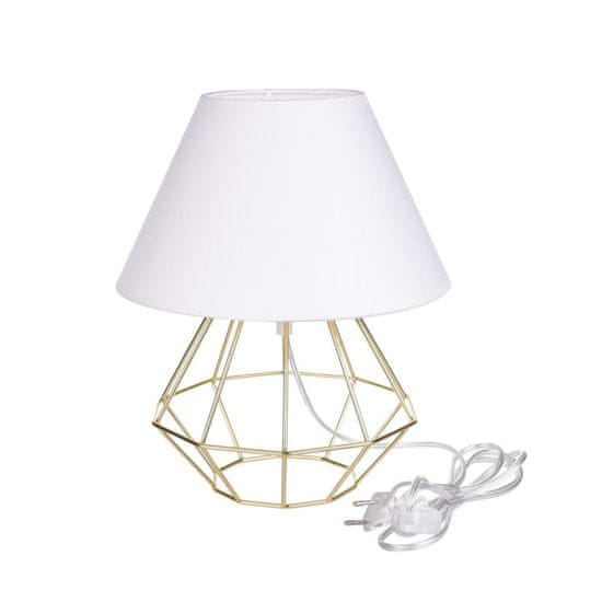 Greatstore Nočna svetilka 1xE27 PATI GOLD/WHITE II