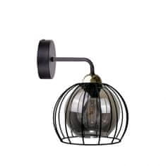 shumee Stenska svetilka 1xE27 SOLO BLACK/GOLD
