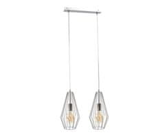 shumee Obesna svetilka 2xE27 LEX SILVER