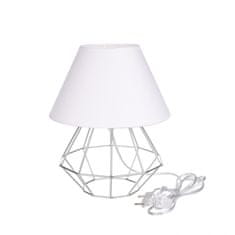 Greatstore Nočna svetilka 1xE27 PATI SILVER/WHITE II