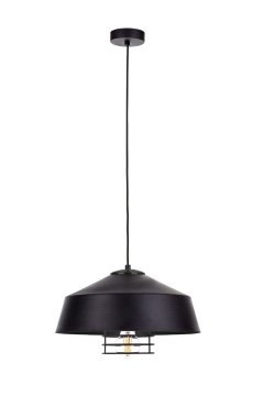 Greatstore Obesna svetilka 1xE27 ELECTRA BLACK