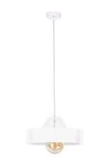 Greatstore Obesna svetilka 1xE27 BOSSI WOOD WHITE