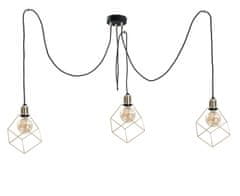 Greatstore 3xE27 Obesna svetilka TAHO GOLD