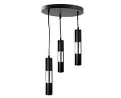 shumee Obesna svetilka 3xGU10 MAGNUM BLACK/SILVER