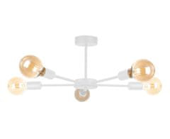 Greatstore Stropna svetilka 5xE27 SUN WHITE