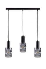 Greatstore 3xE27 CROSS BLACK viseča svetilka