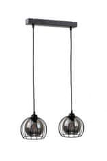 shumee Obesna svetilka 2xE27 SOLO BLACK