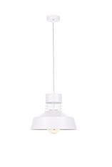 Greatstore Obesna svetilka 1xE27 TITANIUM WHITE
