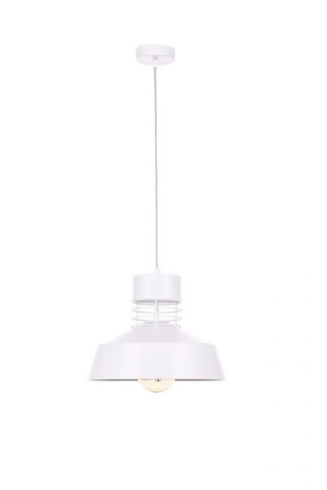 Greatstore Obesna svetilka 1xE27 TITANIUM WHITE