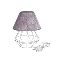 Greatstore Nočna svetilka 1xE27 PATI SILVER/GREY